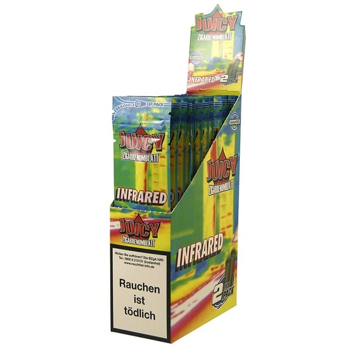 Juicy Jay Blunts Double Wrap Infrared – 2 Stück