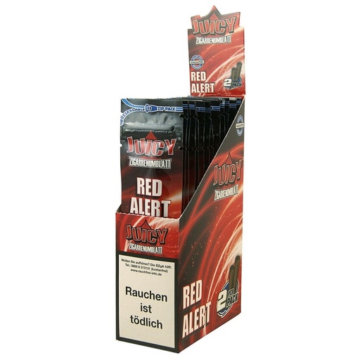 Juicy Jay Blunts Double Wrap Red Alert – 2 Stück
