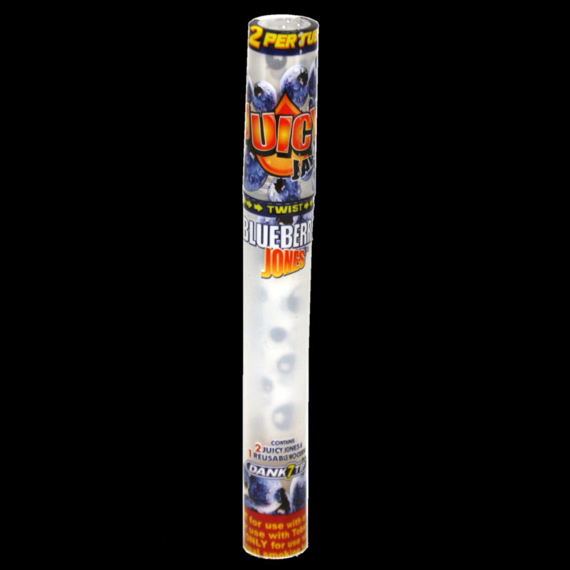 Juicy Jay Cones Jones Aroma 1 1/4 mit Dank 7 Tip – 2 Stück, Blaubeere