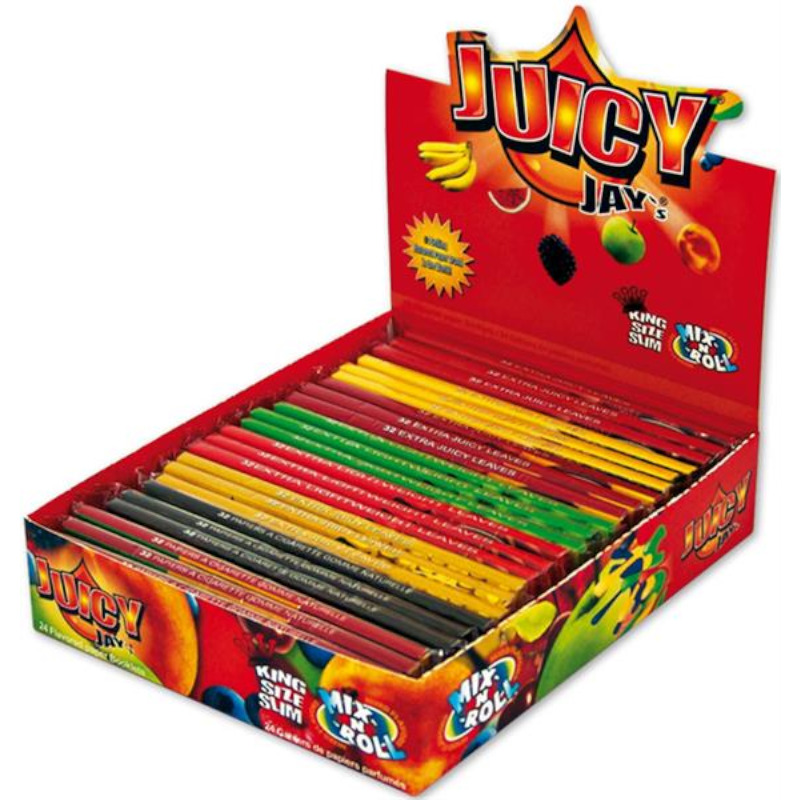 Juicy Jay Papers Mix'n'Roll King Size Slim – 32 Blatt