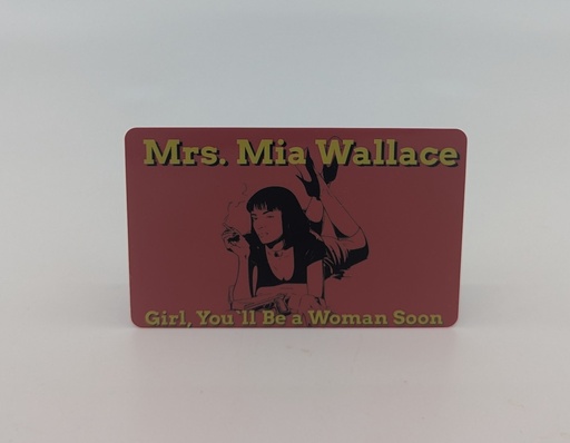 KD-Germany Hack-Karte Mrs. Mia Wallace