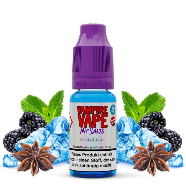 VampireVape - HEISENBERG - 10 mg/ml Nikotinsalz - 10 ml Liquid