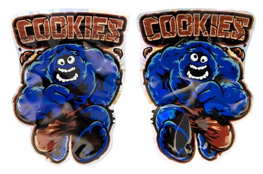 "Mylar Bag" Geruchsstopp Zip-Beutel Small "Cookies"