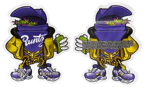 "Mylar Bag" Geruchsstopp Zip-Beutel Small "Runtz"