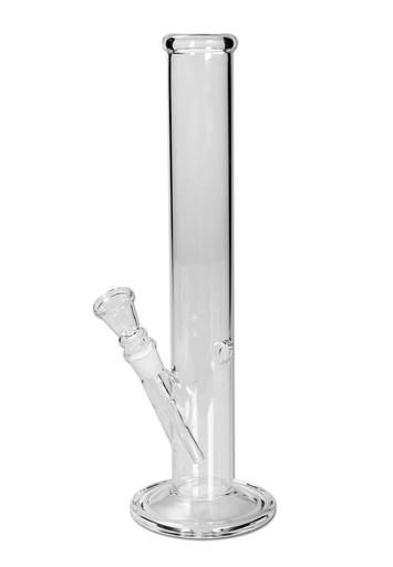 Black Leaf Glasbong Zylinder Rundfuß Unikat 1 31 cm – NS 14,5