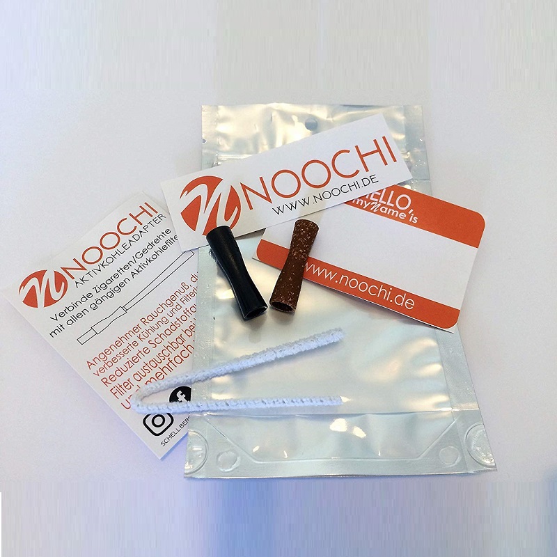 Noochi Aktivkohleadapter Kork und Kunststoff 6–9 mm – 2 Stück
