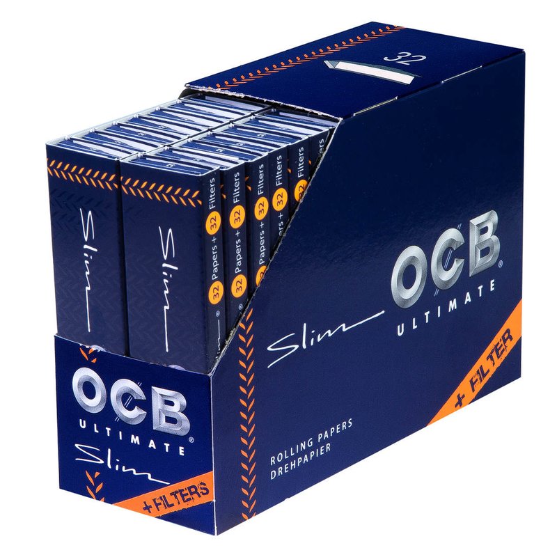 OCB Papers Ultimate King Size Slim mit Tips – 32 Blatt