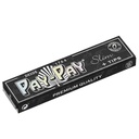 PAY-PAY Papers Genuine Black King Size Slim mit Tips – 50 Blatt