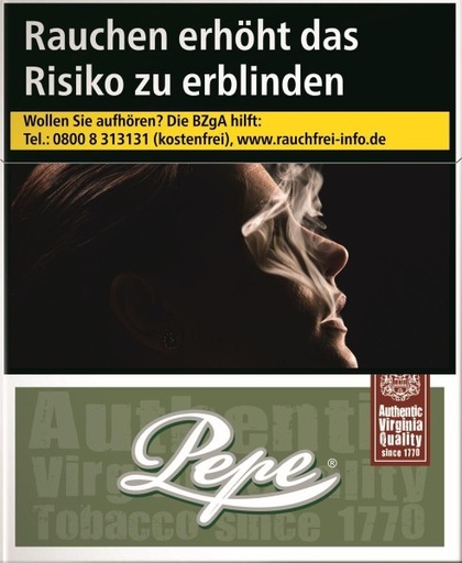 Pepe Filterzigaretten Rich Green XXXL – 40 Stück