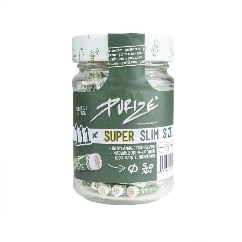 PURIZE - SUPER SLIM - 111 Aktivkohlefilter