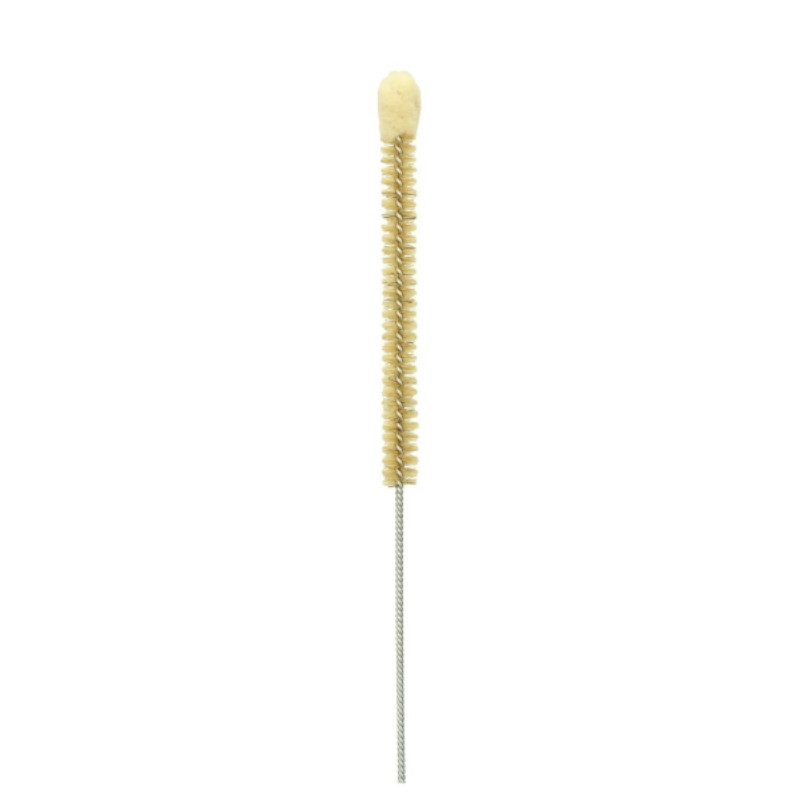 Reinigungsbürste Chillum lang mit Wollspitze