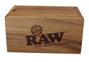 RAW Holzbox Akazie mit Schiebedeckel groß