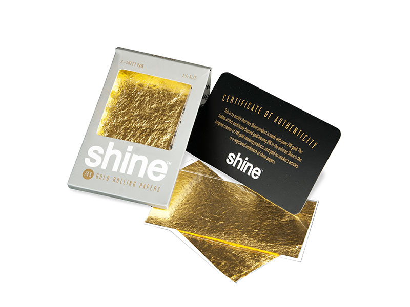 Shine 24K Gold Paper Regular Size – 2 Blatt