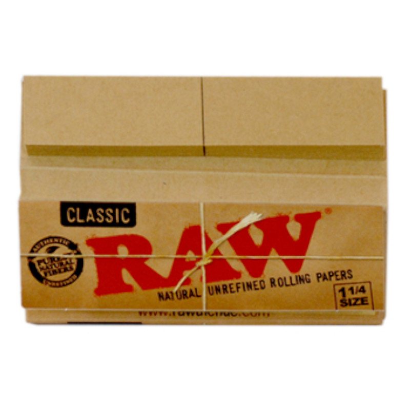 RAW Papers Classic Connoisseur 1 1/4 mit Tips – 50 Blatt