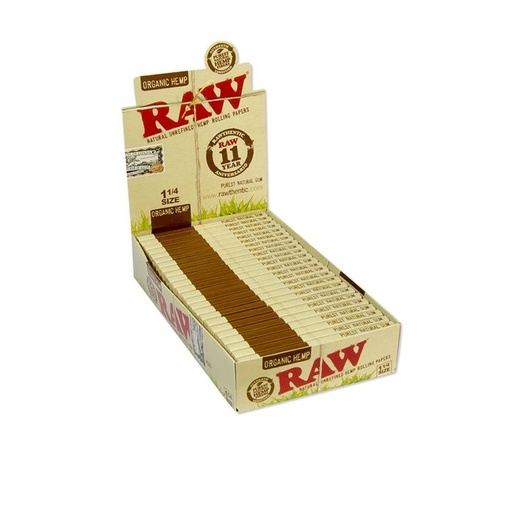 RAW Papers Organic Hemp 1 1/4 – 50 Blatt