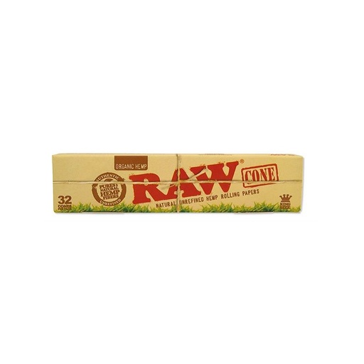 RAW Cones Organic Hemp King Size – 32 Stück