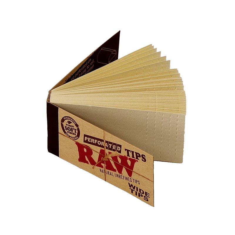 RAW Filtertips Wide perforiert – 50 Stück