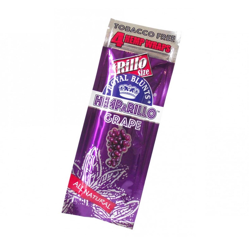 Royal Blunts Hemp Wraps Hemparillos Grape – 4 Stück
