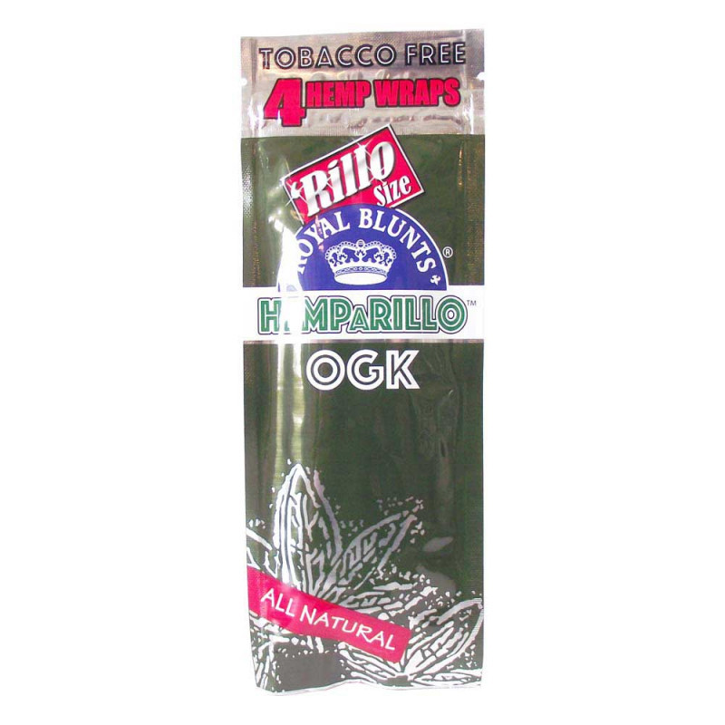 Royal Blunts Hemp Wraps Hemparillos OG Kush – 4 Stück