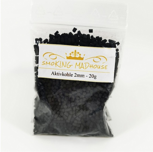 smoKING MADhouse Aktivkohle Pellets 2 mm – 20 g