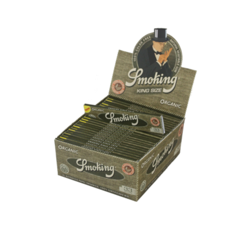 Smoking Papers Organic King Size Slim – 33 Blatt