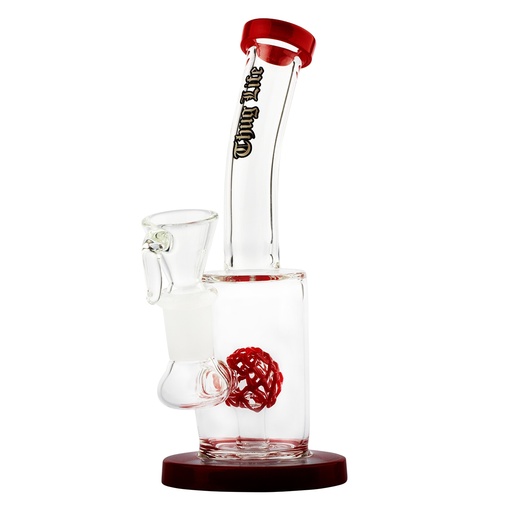 Thug Life Glasbong Birdy Red 17 cm – NS 14,5