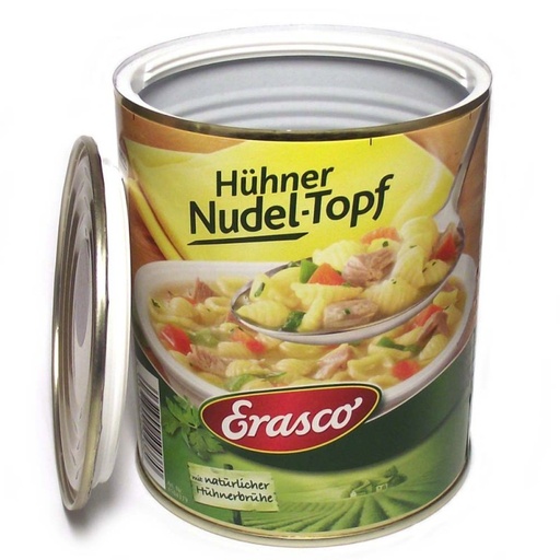 Versteckdose Erasco Hühner Nudeltopf – 850 ml