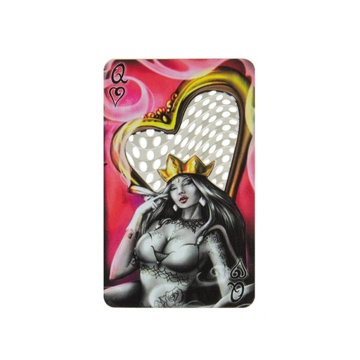 V-Syndicate Grinder Card Royal Highness Edelstahl – Queen