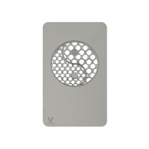 V-Syndicate Grinder Card Edelstahl – Yin Yang