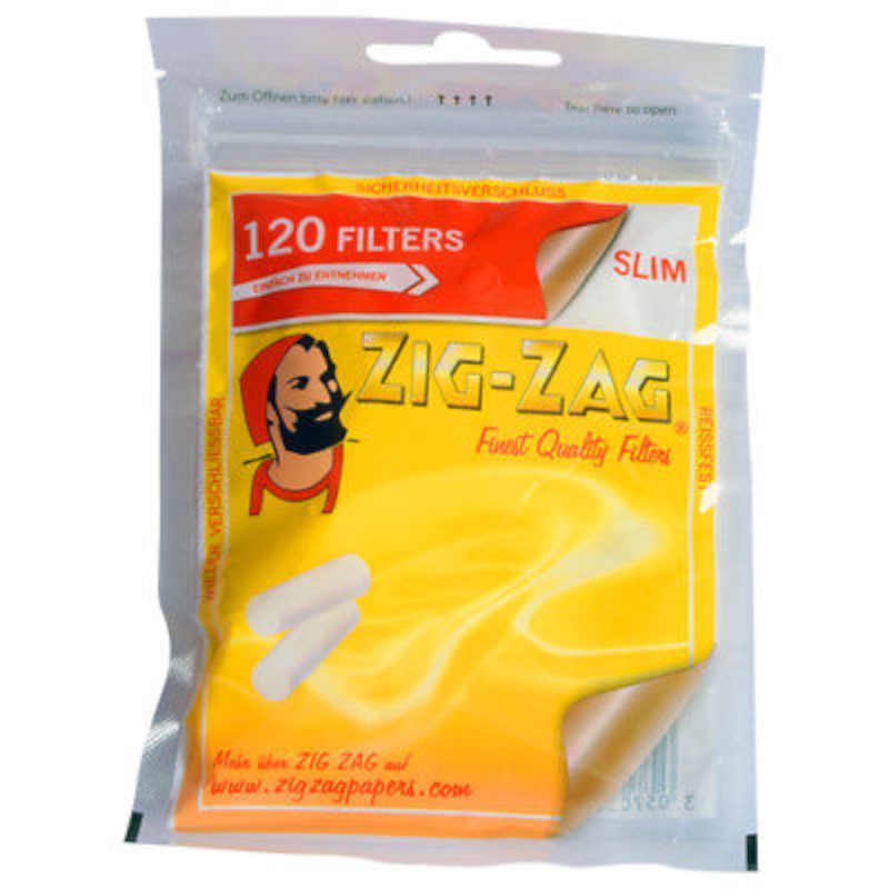 Zig Zag Filter Slim Ø 6 mm – 120 Stück