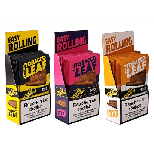 Al Capone Blunts Tobacco Leaf – 5 Blatt