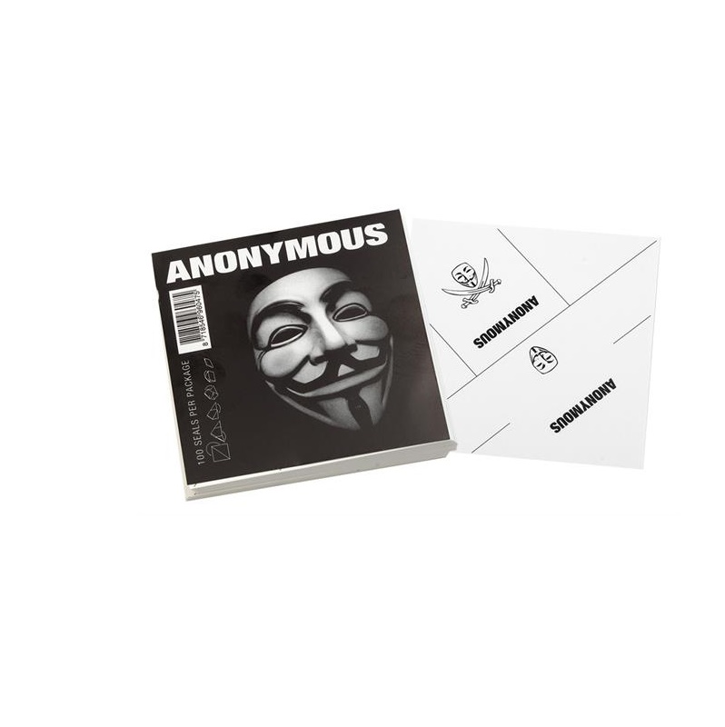 Anonymous Seals Faltbriefe gewachst – 100 Stück