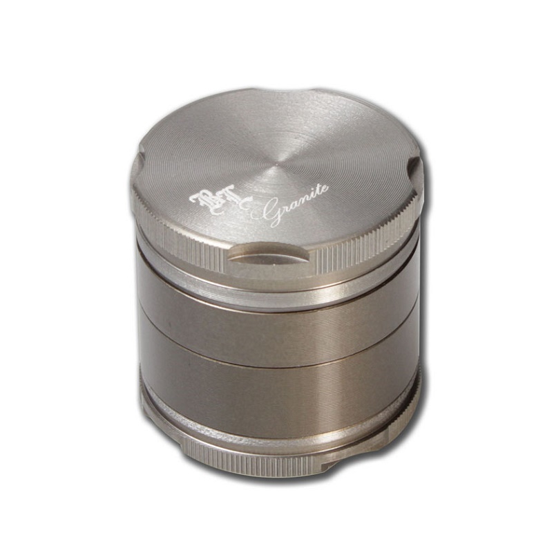 Black Leaf - 4-Teil-Alu-Grinder - NEW EDGE GRANITE
