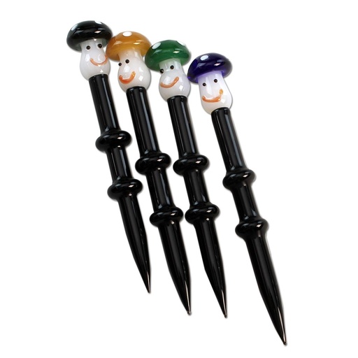 Dabber Glas Pilzköpfe 12 cm