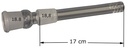 Bam Bam Bhole Chillum mit Schlitzdiffusor Glas – NS 18,8