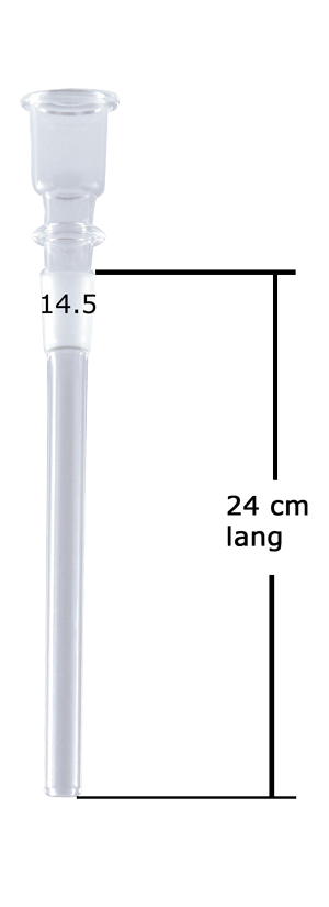 Bam Bam Bhole Komplettchillum Zylinder Glas – NS 14,5