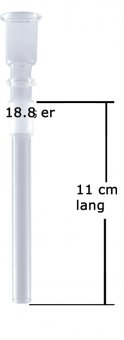 Bam Bam Bhole Komplettchillum Zylinder Glas – NS 18,8