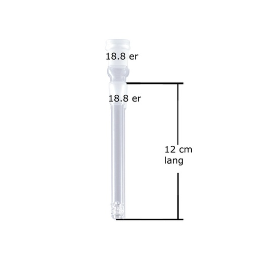 Bam Bam Bhole Chillum mit Lochdiffusor Glas – NS 18,8