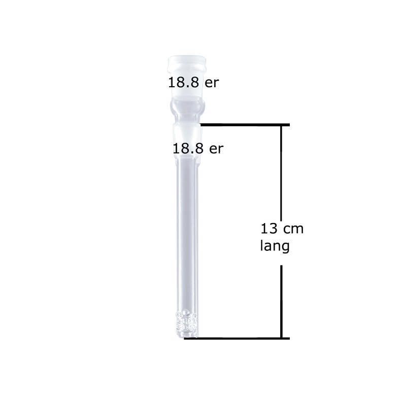 Bam Bam Bhole Chillum mit Lochdiffusor Glas – NS 18,8