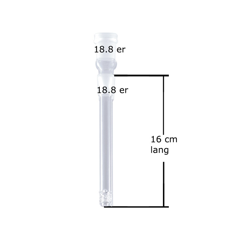 Bam Bam Bhole Chillum mit Lochdiffusor Glas – NS 18,8