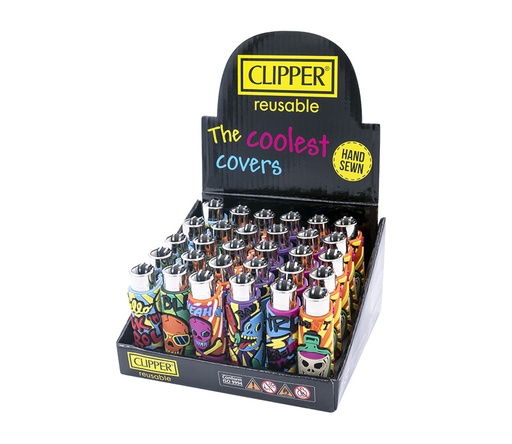 Clipper Feuerzeug Covers PVC Large Hard Life