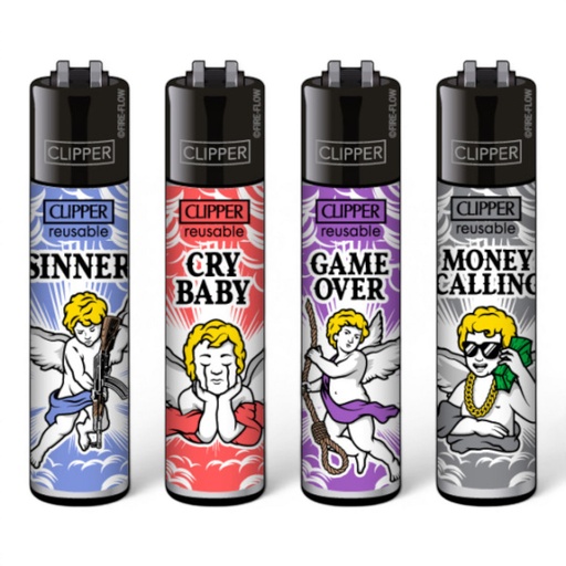 Clipper Feuerzeug Classic Large Badass Angels #2