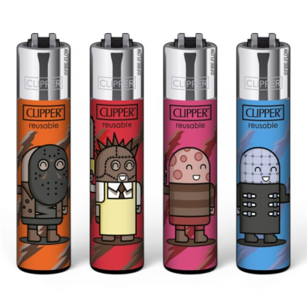 Clipper Feuerzeug Classic Large Terror Pixel