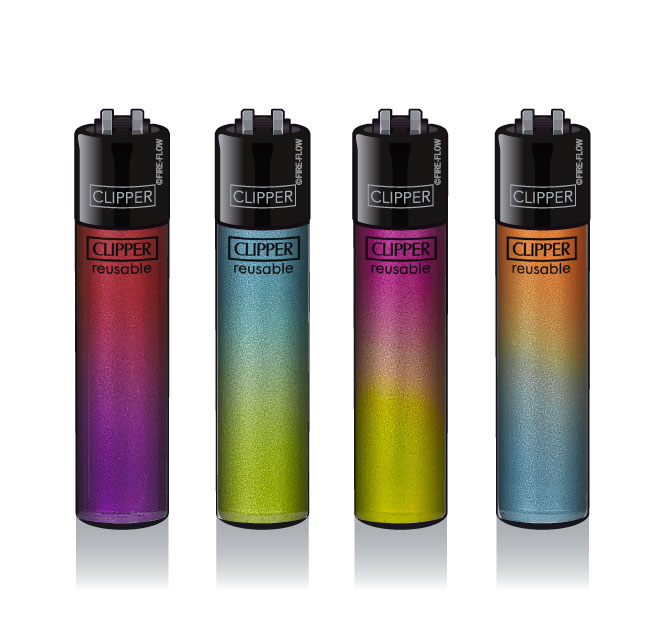 Clipper Feuerzeug Classic Micro Crystal Gradient #2