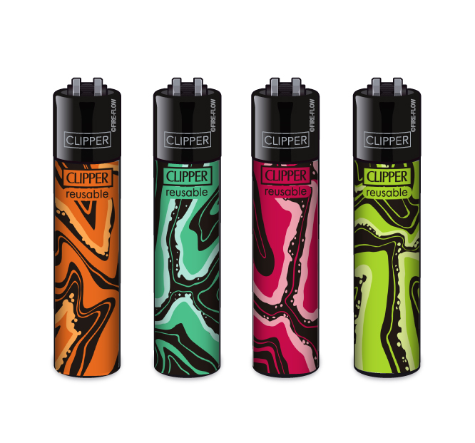 Clipper Feuerzeug Classic Micro Spin Psycho