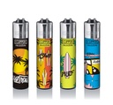 Clipper Feuerzeug Classic Micro Wave Riders