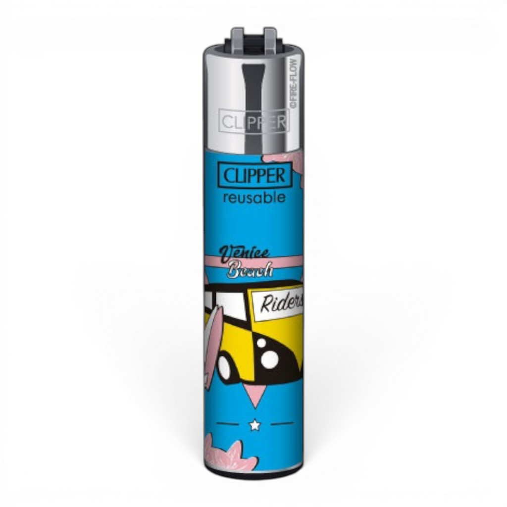 Clipper Feuerzeug Classic Micro Wave Riders