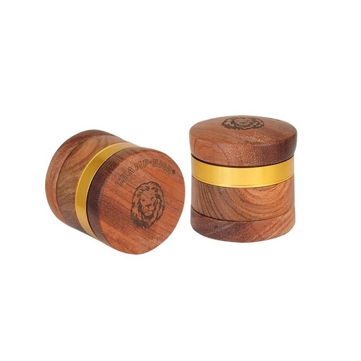 Champ High Grinder Wooden Aluminium Rosenholz 4-teilig Ø 60 mm