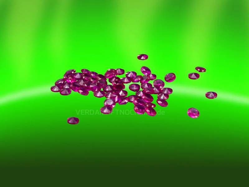 Brennix LiftOff Diamant Rubies Glasperlen Ø 3 mm – 340 Stück