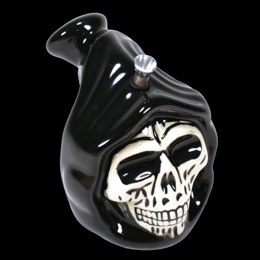 Bam Bam Bhole Keramikbong Skull Mönch 19 cm